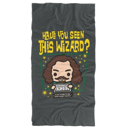 Harry Potter Have You Seen This Wizard? Officially Licensed Beach Towel 30"x60"