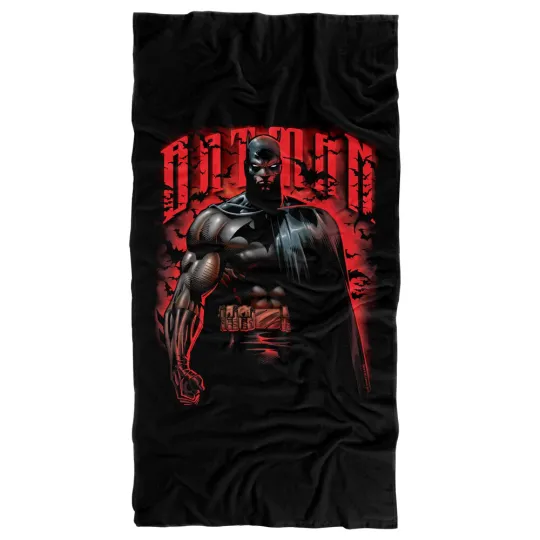 Batman Red Knight Officially Licensed Beach Towel 30"x60"