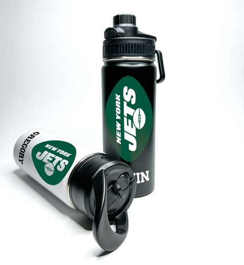 Personalized Name Custom American Pro Football Name Stainless Steel Water Bottles Sports Lid