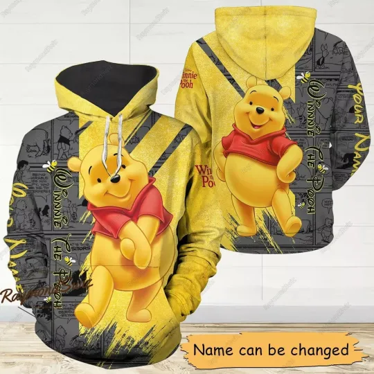 Pooh 3D HOODIE Mother Day Gift All Over Print Best Price Us Size cute