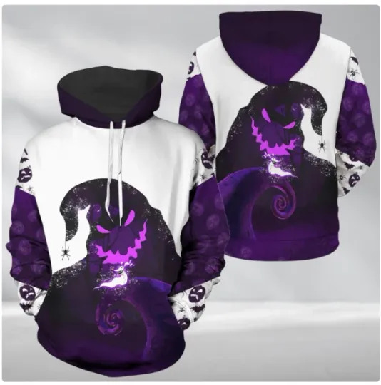 Oogie Boogie 3D HOODIE HALLOWEEN GIFT CHRISTMAS GIFT BEST PRICE OVER PRINT