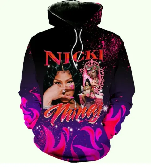 Nicki Minaj Hoodie 3d - all printed, hot 2025,cute hot