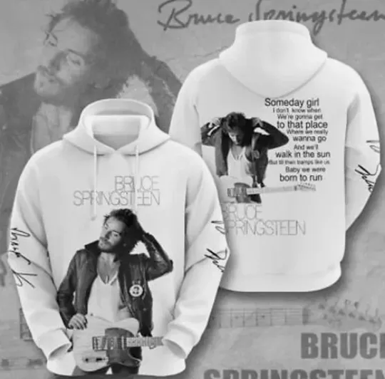 Bruce Springsteen 3D Apparel Hoodie, Hoodie 3d - all printed