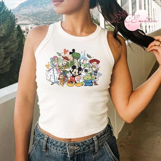 Disney Toy Story Crop Tank, Mickey Buzz Lightyear Woody Toy Story, Disney Girl Trip Shirt, You've got a friend in me Tee