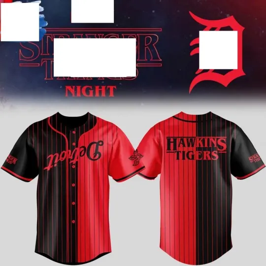 Stranger Things 2025 x Detr0it Baseball Jersey