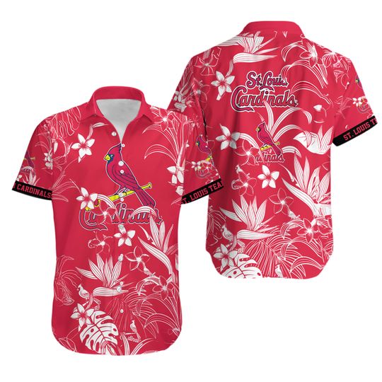 St. Louis Team Cardinalss Hawaiian Shirt
