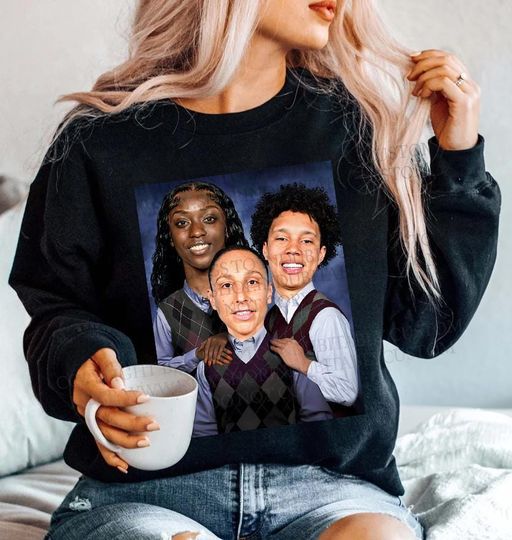 Kahleah Copper Diana Taurasi Brittney Griner Phoenix Mercury Step Sisters Vintage Sweatshirt Mercury Merch Graphic Shirt Step Brothers Shirt