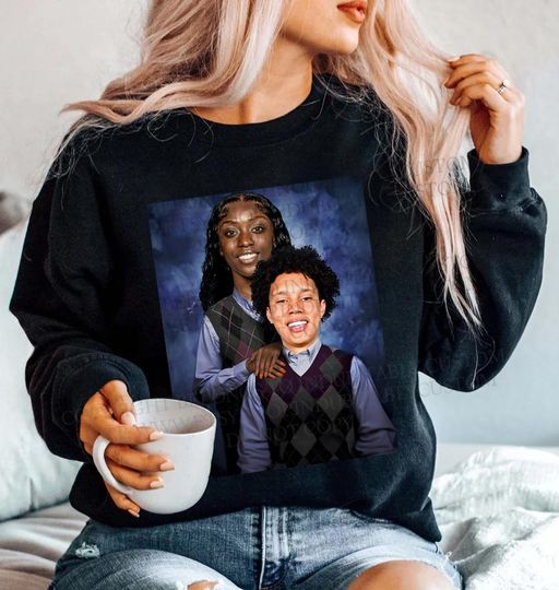 Kahleah Copper Brittney Griner Phoenix Mercury Step Sisters Vintage Sweatshirt Phoenix Mercury Merch Graphic Shirt Step Brothers Sweatshirt