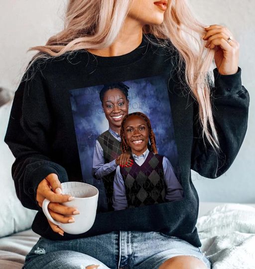 Discover Rhyne Howard Tina Charles Atlanta Dream Step Sisters Sweatshirt Atlanta Dream Merch Graphic Shirt  Step Brothers Shirt Rhyne Howard Shirt WNBA