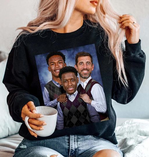 Aaron Rodgers Garrett Wilson Sauce Gardner New York Jets Vintage Sweatshirt Step Brothers Shirt Jets Merch Graphic Shirt Wilson Jets Rodgers