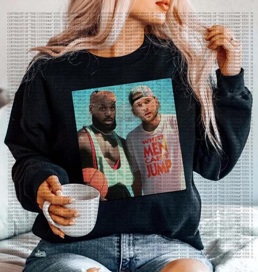 Luka Doncic LeBron James Vintage 90's White Men Can't Jump Shirt Los Angeles Basketball Sweatshirt Graphic Shirt