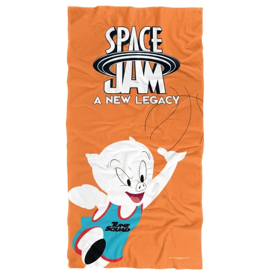 Space Jam: A New Legacy Porky Mono Color Licensed Beach Towel 30"x60"