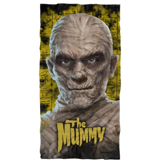 Universal Monsters Beach Towel 30"x60" The Mummy Head Microfiber