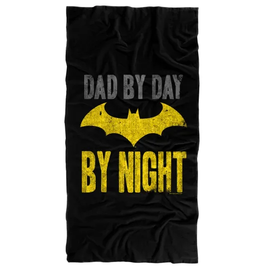 Batman Dad by Day Officially Licensed Beach Towel 30"x60"