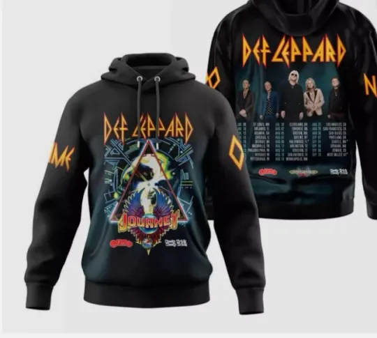 Def Leppard And Journey 3D All Over Print Hoodie