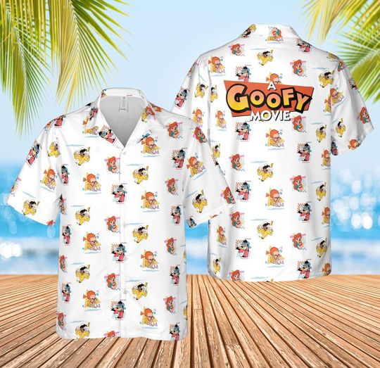 Max Roxanne Goofy Powerline Hawaiian Shirt, A Goofy Movie Hawaii Shirts, Family Matching, Summer Trip 2025