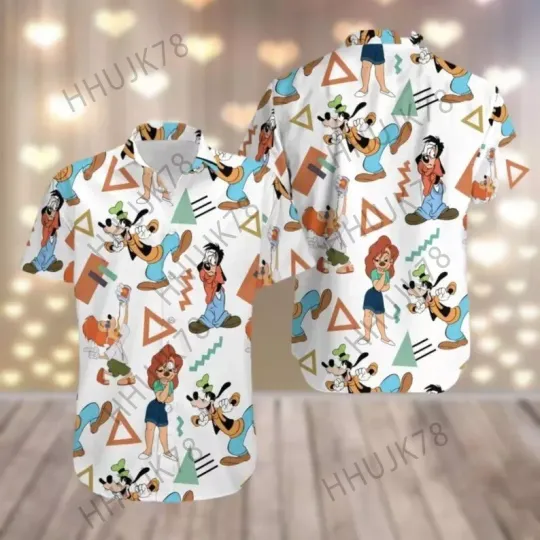 A Goofy Movie Hawaiian Shirt, Max and Roxanne Shirt