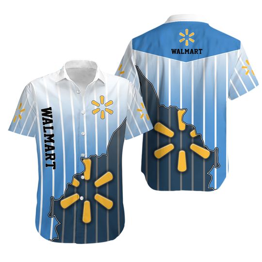 Walmart Logo Brand Hawaiian Shirt For Men Women