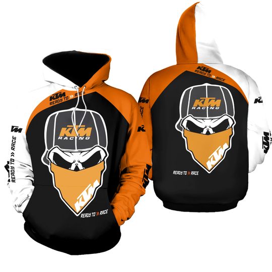 KTM Ready To Race KTM Racing Men and Women 3D Full Printing Hoodie S-5XL