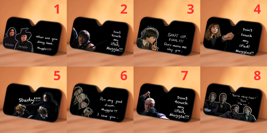 Harry Potter Car Windshield Sunshade