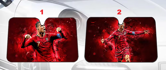 Cristiano Ronaldo CR7 Car Windshield Sunshade