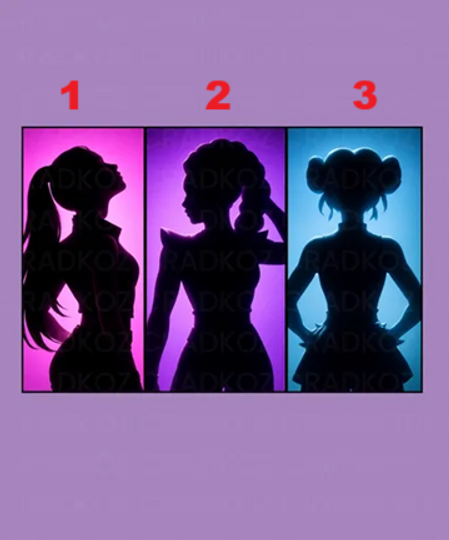 K-pop Demon Hunters Premium Matte Vertical Poster - Rumi Mira and Zoey Design