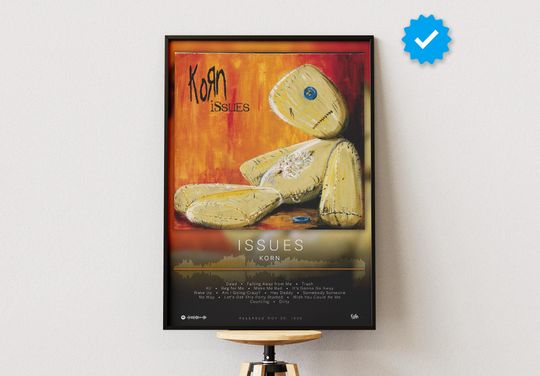 Korn Poster | Issues Poster | Album Poster Prints | Wall Decor Posters | Album Cover | Metal Music Poster