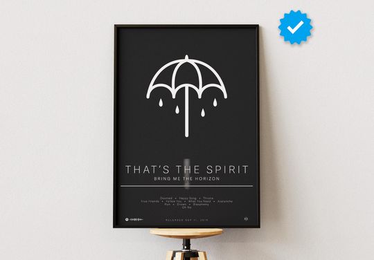 Bring Me The Horizon Poster | That's The Spirit Poster | Album Poster Prints | Wall Decor Posters | Album Cover | Metal Music Poster