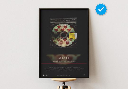 Bring Me The Horizon Poster | Amo Poster | Album Poster Prints | Wall Decor Posters | Album Cover | Metal Music Poster