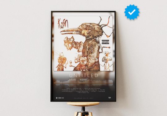 Korn Poster | Untitled Poster | Album Poster Prints | Wall Decor Posters | Album Cover | Metal Music Poster