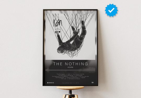 Korn Poster | The Nothing Poster | Album Poster Prints | Wall Decor Posters | Album Cover | Metal Music Poster