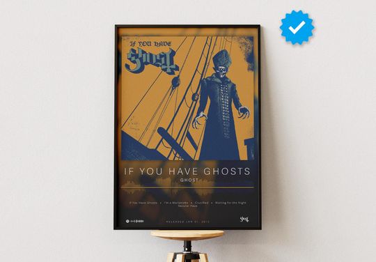 Discover Ghost Poster | If You Have Ghosts Poster | Album Poster Prints | Wall Decor Posters | Album Cover | Metal Music Poster