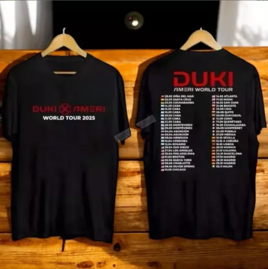 Discover NEW! Duki World Tour 2025 T-shirt Gift for Friend