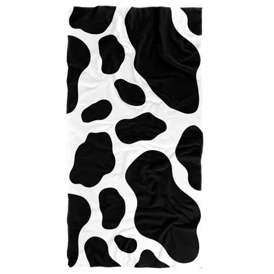 Cow Print Beach Towel 30"x60"