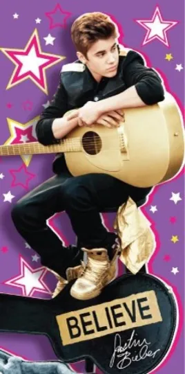 Justin Bieber Believe Beach Towel Brand New 30" x 60"