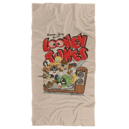 Looney Tunes Beach Towel, 30"x60" Saturday Mornings Beach Towel