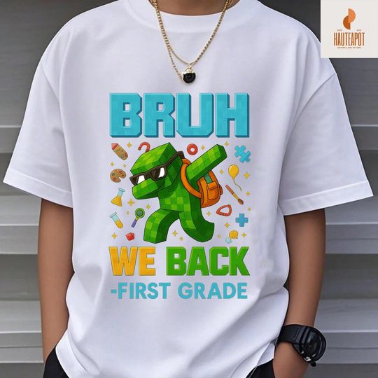 Gamer Back To School Shirt - Boy Back to School Kids Shirt, First Day of School Tee, Game First Grade Tee, Preppy First Day Of School Kids