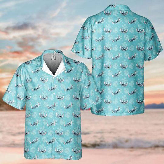 Discover Lilo And Stitch Hawaiian Shirt, Disney Characters Tropical Shirt, Stitch Movie Button Shirt, Disneyland Vacation, Disneyworld Shirt