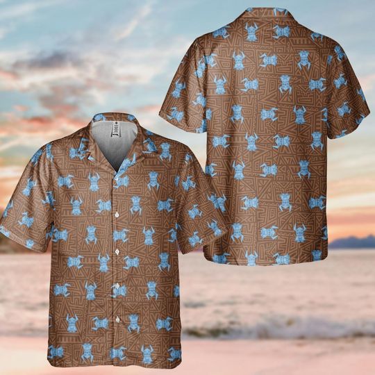 Discover Stitch Aloha Floral Hawaiian Shirt, Lilo And Stitch Summer Beach Hawaii Shirt, Stitch Movie Button Shirt, Disney Family Vacation Shirt