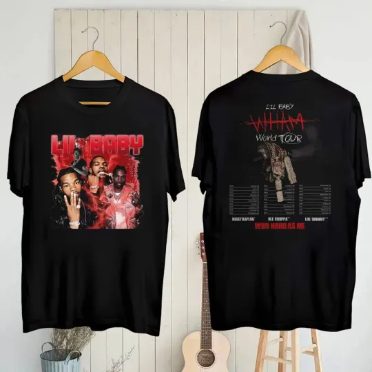 Lil Baby 90s Vintage 2025 Lil Baby Wham World Tour Shirt Lil Baby Fan T-Shirt