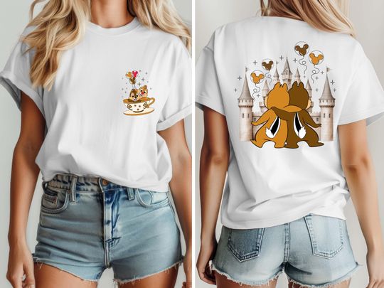 Comfort Colors Chip and Dale Double Sided T-Shirt