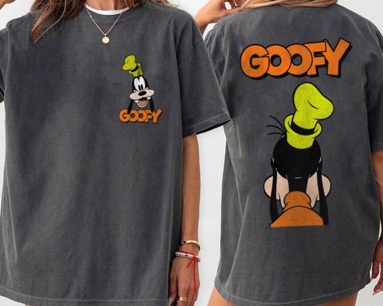 Goofy Big Face Comfort Color T-Shirt, Piston Cup Disney Unisex Tee, Disneyland Vacation Gift 2025