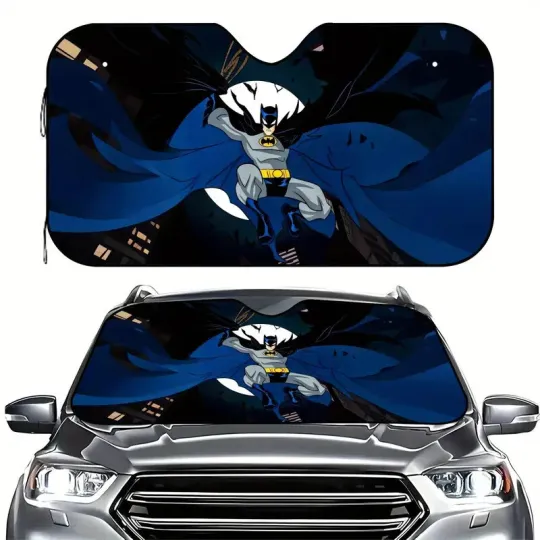 Batman The Dark Night Superhro Fans Gift Car Windshield Sun Shade
