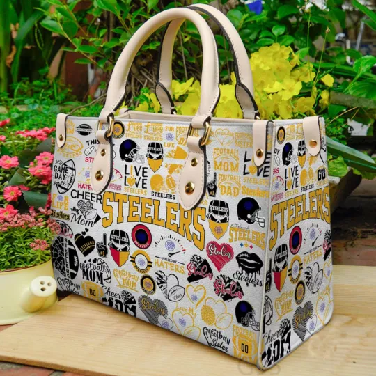 Pittsburgh Football Team Steelerss Women Leather Handbag Lovers