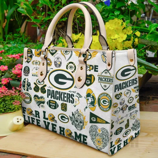 Discover Green Bay Football Team Packerss Women Leather Handbag Lovers Gift