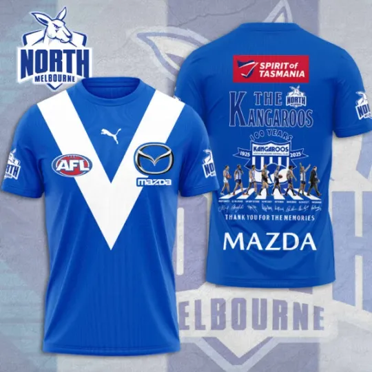 Discover North Mel*Bourne Fc 3D All Over Printed T-Shirt, Unisex All Size