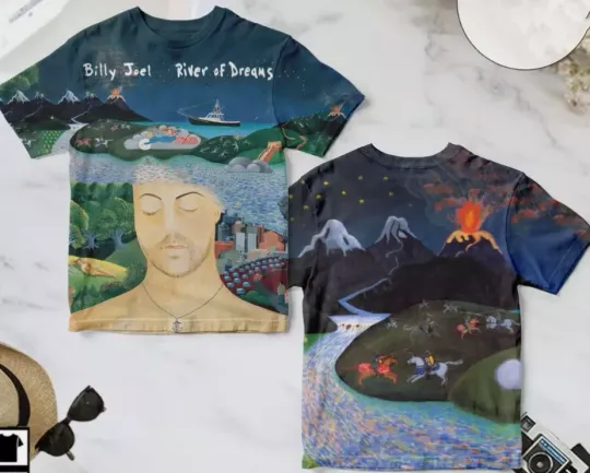 Billy Joel River Of Dreams Album Cover AOP 3D T-shirt