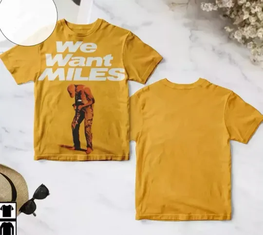 Miles Davis We Want Miles Album Cover AOP 3D T-shirt