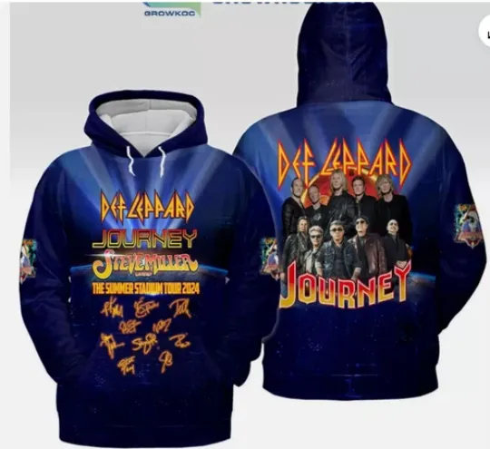 Def Leppard Journey Steve Miller The Summer Hoodie 3d - all printed, hot 2025
