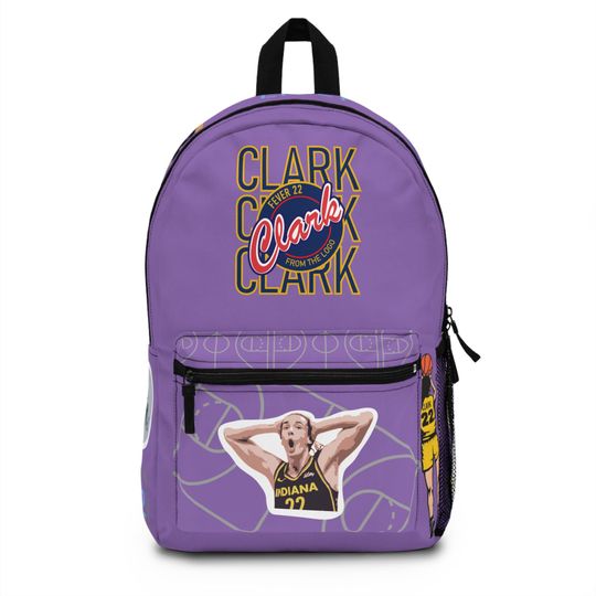 Caitlin Clark Basketball Fan Backpack - Girls Sports School Backpack, Team Spirit Gift, Athletic Accessory